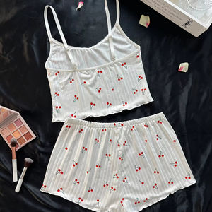 Meisjes Schattige Strappy Homewear Dunne Casual Top En String Nachtondergoed Nachtkleding Nachtkleding Pyjama Set - Product Image 5