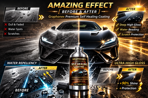 GRAPHONEX Revestimiento Líquido Autoregenerativo Premium 1L Transparente Protección Avanzada Contra Rayones Hidrofóbico Ultra Brillante para Autos - Product Image 6