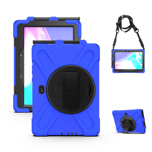 Funda Protectora Resistente a Golpes con Soporte, Correa de Mano y Correa para el Hombro para Samsung <span class=keywords><strong>Galaxy</strong></span> <span class=keywords><strong>Tab</strong></span> <span class=keywords><strong>Active</strong></span> <span class=keywords><strong>4</strong></span> Pro - Product Image 1