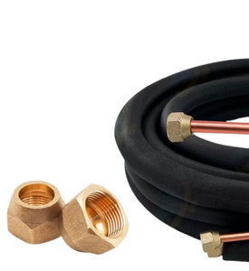 Vente chaude 1/4 + 1/2 .<span class=keywords><strong>20m</strong></span> 30m r22 r32 r410 Kits d'installation de tubes de cuivre d'isolation de climatisation r22 r32 r410 - Product Image 6