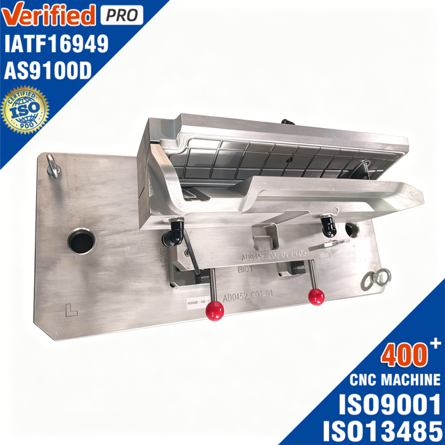 Custom CNC Aluminum Parts Precision Machined Jig Fixture for Industrial Assembly & Testing