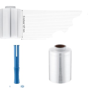 Película elástica con asas extendidas, embalaje industrial móvil transparente de 1000 pies, muebles duraderos retráctiles de alta resistencia - Product Image 1