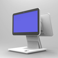 Sistema de Punto de Venta Todo en Uno con Caja Registradora, Pantalla Táctil Capacitiva de 11.6"+11.6", Resolución 1366*768, Terminal POS para Negocios