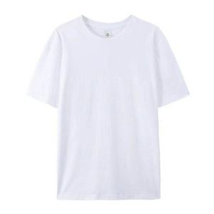 T-shirt uni surdimensionné pour homme 180 g/m² de haute qualité, impression sérigraphique personnalisée, logo numérique, marque, 100 % coton, vente en gros, vierge - Product Image 6