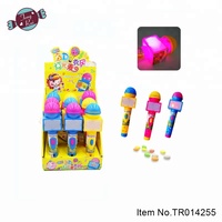 Jouet musical en plastique le plus vendu, microphone lumineux, jeu d'imitation, bonbons pour garçons et filles