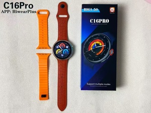 C16 Pro Business Coin Orologio Intelligente Sportivo alla Moda con GPS <span class=keywords><strong>e</strong></span> Monitoraggio della Frequenza Cardiaca Impermeabile per Android <span class=keywords><strong>e</strong></span> iOS - Product Image 3