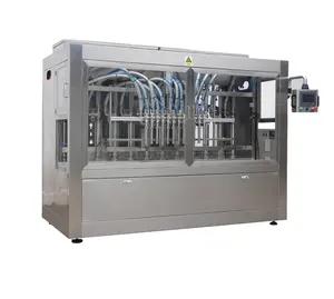 Npack NP-VF Manufacturing Servo Motor Piston Full Automatic Bottles 1000ml Liquid Filling Machine with Touch Screen
