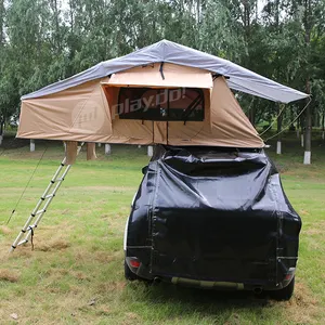 Camping Tent For Car Unistrengh High Quality 4WD Roof Tent Aluminum Shell Car Truck Roof Top Tent For Camping