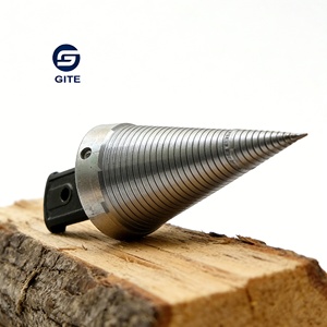GITE GT110 Accessoire d'excavatrice, Fendeuse de bois conique, Machine à fendre le bois, Équipement agricole et de construction, Moteur - Product Image 4
