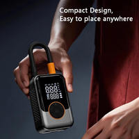 Mini Cordless Tire Inflator Portable Wireless Air Compressor Digital Pressure Monitor for Car Electric Vehicle