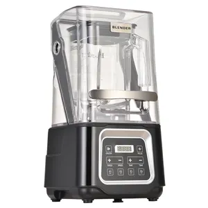 Ideamay National Silent Sound Proof Electric Digital Food Processor Blender And Grinder