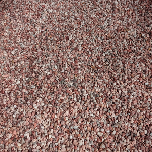 Type décoratif rose naturel de pavé de caillou de pierre de rivière pour le prix extérieur d'aménagement paysager - Product Image 1