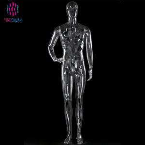 Yüksek kaliteli erkek manken şeffaf mankenler tam vücut temizle manken - Product Image 4