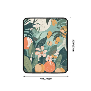 Manta de franela Reversible GSM 250 de lujo con imagen personalizada, relación 4:5, forro polar Coral supersuave, cómodo, cálido, decorativo para acampar al aire libre - Product Image 4