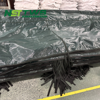 Bâches enduites à usage intensif en PVC PE PP personnalisées Couverture de piscine filet à feuilles creusé imperméable pour l'extérieur