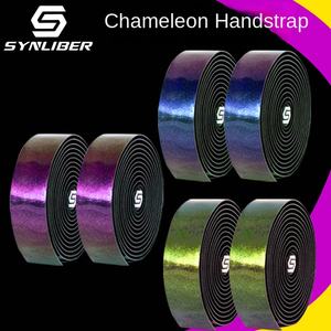<span class=keywords><strong>Cinta</strong></span> de <span class=keywords><strong>manillar</strong></span> de bicicleta <span class=keywords><strong>fixie</strong></span> antideslizante reflectante de cuero de color degradado camaleón (en stock) - Product Image 2