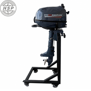 Langlebiger OEM HSP Marine Aluminium-Legierung Lenkhebel-Steuerung Benzin Manueller Start 2-Zylinder Bootsmotor 2-Takt 6PS Außenbordmotoren - Product Image 4