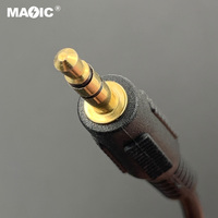 OEM En Gros Prix 1.5M DC 3.5mm Stéréo Mini Fiche à Fiche Audio Câble 3.5MM Mâle À Mâle Aux Câble Audio Pour Casque Haut-parleurs