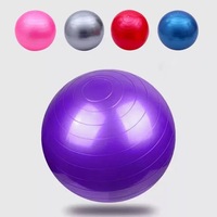 Ballon de fitness gonflable en gros, anti-éclatement, antidérapant, en PVC, pour la maison, la gym, le Pilates, avec pompe manuelle gratuite
