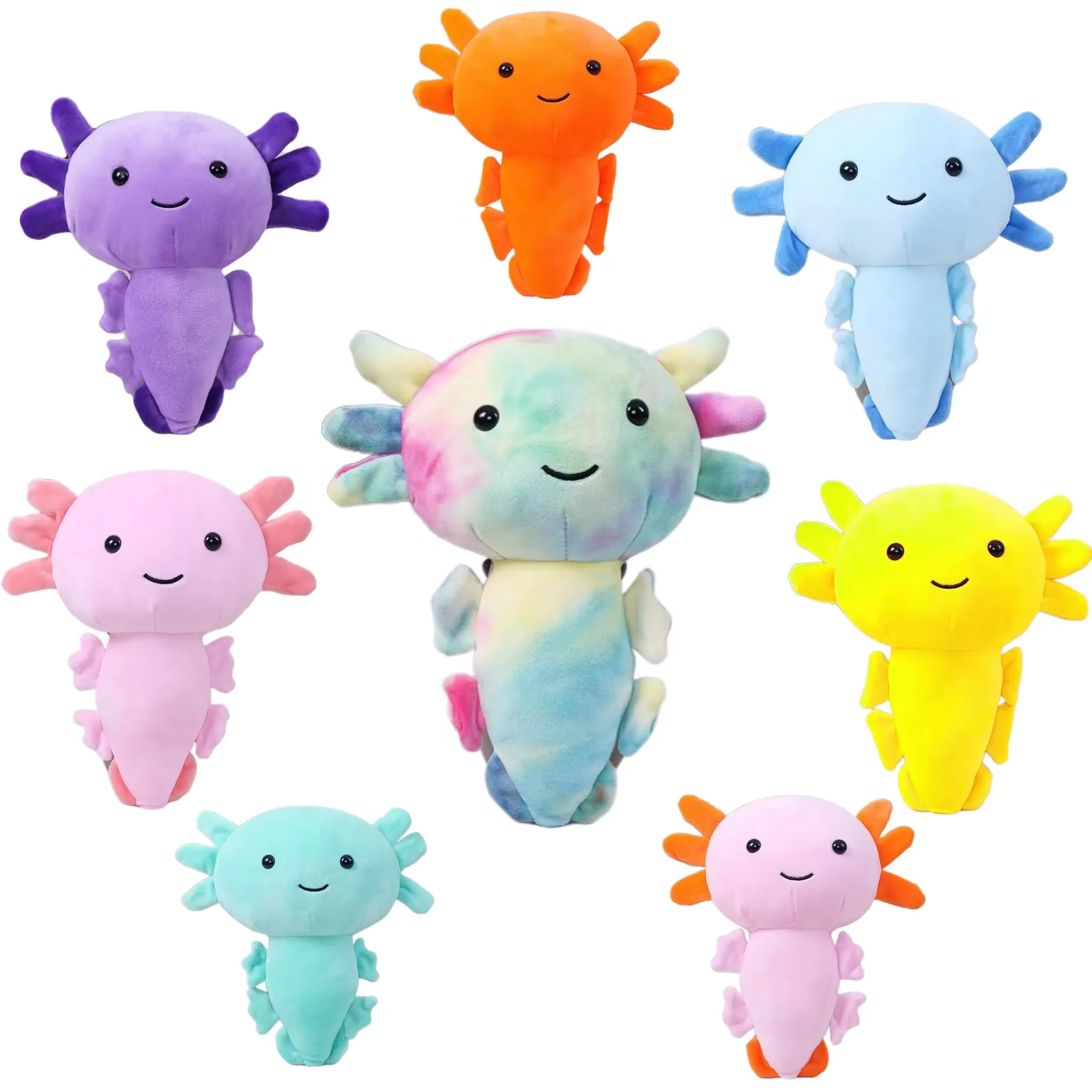 yanxiannv promotional toys custom stuffed plush baby doll toy for baby kids claw machine Axolotl soft plush