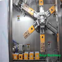 Machine d'emballage automatique pour lait, jus, yaourt, eau, boissons et aliments, machine de remplissage et de scellage de cartons à toit plié, matériau papier