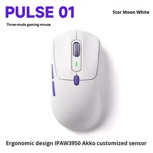 <span class=keywords><strong>Souris</strong></span> de jeu sans fil AKKO Pulse01 double 8K 7 boutons 2,4 GHz + ergonomique haute performance pour droitier 3950 - Product Image 1