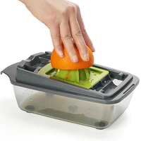 Accessoires de cuisine en plastique, trancheuse, râpe, hachoir, coupe-légumes multifonctionnel écologique pour la maison