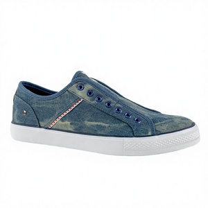 Sneakers tendance à lacets personnalisées avec logo en toile légère antidérapante pour hommes été automne - Product Image 2