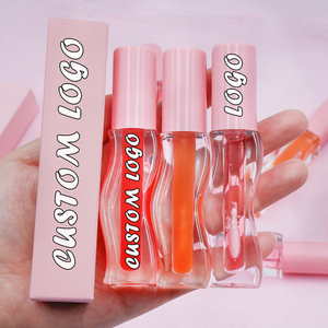 Huile à lèvres végane aux saveurs de fruits, couleurs de tube personnalisables, huile à lèvres hydratante changeante de couleur, maquillage normal, avec étiquette privée - Product Image 2