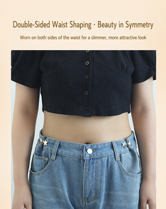Boucles de pantalon ajustables, clips de serrage de taille sans <span class=keywords><strong>couture</strong></span>, clips pour pantalon, serre-taille étoile - Product Image 4