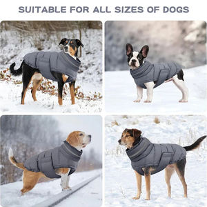 Manteau d'hiver pour chien, veste chaude, combinaison de neige pour petits et grands chiens, vêtements pour temps froid, tenues réfléchissantes, manteau d'hiver pour animaux de compagnie, combinaison de neige - Product Image 5