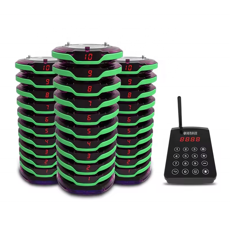 30 Pagers Hot Sales Long Distance <strong>Wireless</strong> <strong>Restaurant</strong> Calling Waiter <strong>Table</strong> <strong>Bell</strong> Call Button Pager <strong>System</strong>