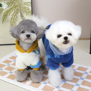 Vêtements pour chien, automne et hiver, nouveau modèle ours <span class=keywords><strong>en</strong></span> peluche avec anneau de traction, vêtements pour animaux de compagnie, petit chien, peut porter un <span class=keywords><strong>pull</strong></span> étoile dragon - Product Image 2