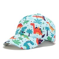 Premium kinder dinosaurushoed voor jongens en meisjes, cartoonprint, zonbescherming, ademend, OEM ODM groothandel bulk fabrikant