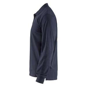 BLAKLADER - 338810508600XS Polo de manga larga Azul marino oscuro-EAN 7330509933411 CAMISETAS Y POLOS DE TRABAJO - Product Image 3