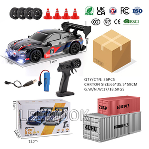 Auto da Corsa RC in Scala 1:24 ad Alta Velocità, Auto da Drift Telecomandata per Bambini, Giocattolo Elettrico con Radiocomando 2.4Ghz - Product Image 6