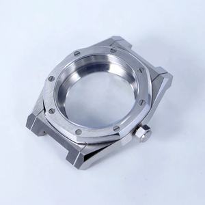 Boîtier de montre de plongée personnalisé en acier inoxydable 316L poli de 39 mm, résistance à l'eau de 100 m, épaisseur de 10,4 mm - Product Image 1