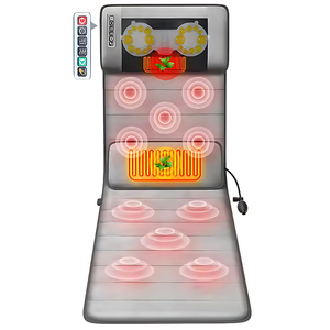 多機能マッサージマット9モード熱エアバッグ振動マッサージ - Product Image 1
