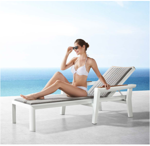Tumbona de Aluminio para Exteriores, Piscina, Playa, <span class=keywords><strong>Terraza</strong></span>, Silla de Descanso - Product Image 6