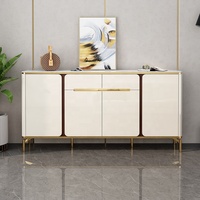 Buffet de luxe en bois pour salle à manger, meubles de maison, fabricant de buffets, armoires de rangement, haute qualité, prix bas