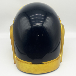 Casco <span class=keywords><strong>Daft</strong></span> <span class=keywords><strong>Punk</strong></span> all'ingrosso, replica indossabile in resina color argento per cosplay di Thomas, oggetti di scena per feste di Halloween - Product Image 5