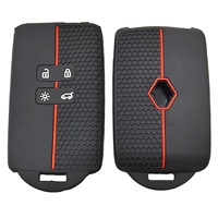 Coque de protection en silicone personnalisable de haute qualité pour clé de voiture Renault Smart, accessoires automobiles