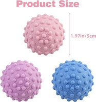 Pelota de Masaje de Tejido Profundo, Pelota de Liberación Miofascial, Pelota de Fascia para Recuperación Muscular, Terapia Física