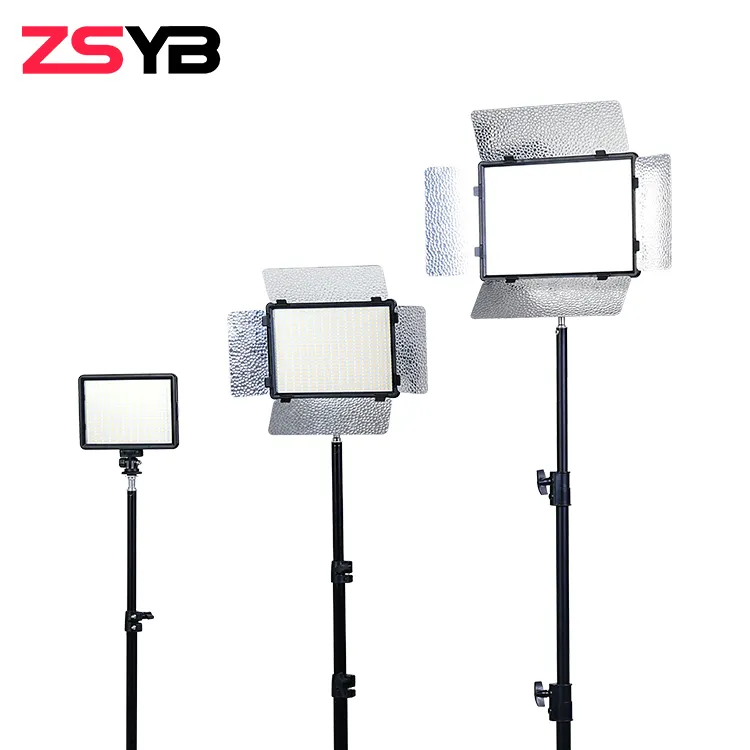 Zsyb P500 Draagbare 3200-5600K Led Video Licht Professionele Audio Verlichting Camera Verlichting Voor Vlog Video