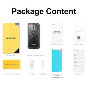 <span class=keywords><strong>Smartphone</strong></span> Original DOOGEE Blade 10 Pro Robuste Android 14 16 Go + 256 Go Téléphone Portable <span class=keywords><strong>Incassable</strong></span> Écran HD+ de 6,56'' 5150 mAh - Product Image 6