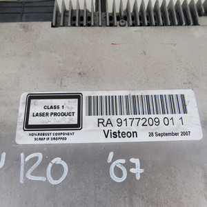 Radio de Coche Usada con Reproductor de CD RA 9177209 01 1 BMW Serie 1 E81 2004-2013 (48152) - Product Image 3