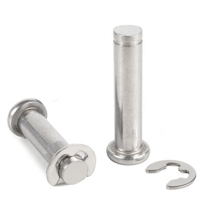 304 316 thép không gỉ rãnh trục 4mm/6mm định vị clevis <span class=keywords><strong>pins</strong></span> với giữ lại circlips - Product Image 3