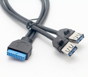 USB3.0ไอดีซี20pin USB ตัวเมียเป็นแบบคู่สายต่อเมนบอร์ดคอมพิวเตอร์สำหรับผู้หญิง - Product Image 5