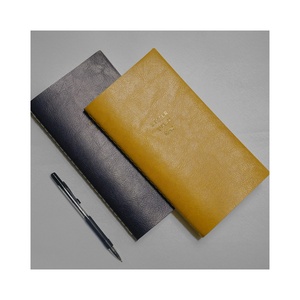 Logo personnalisé petit lot A5 A6 A7 taille en cuir PU couverture souple Mini pages de grille imprimée cousues Agenda organisateur planificateur cahiers - Product Image 1