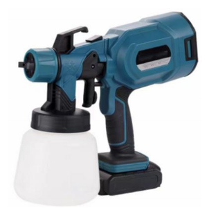 COLORIT Pistolet pulvérisateur sans fil portable au lithium 18V 24V 200W, pulvérisateur de peinture HVLP de qualité industrielle, gobelet de 800 ml, certifié GS - Product Image 1